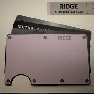Ridge Slim RFID Blocking Wallet - Pink